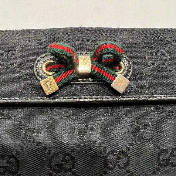 Black Gucci Cloth Wallet - Picture 7 of 12